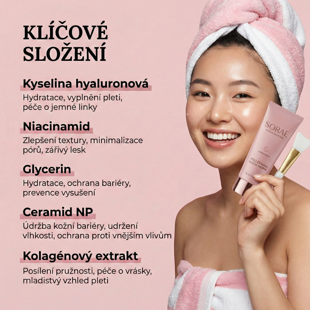 Kolagenová noční maska